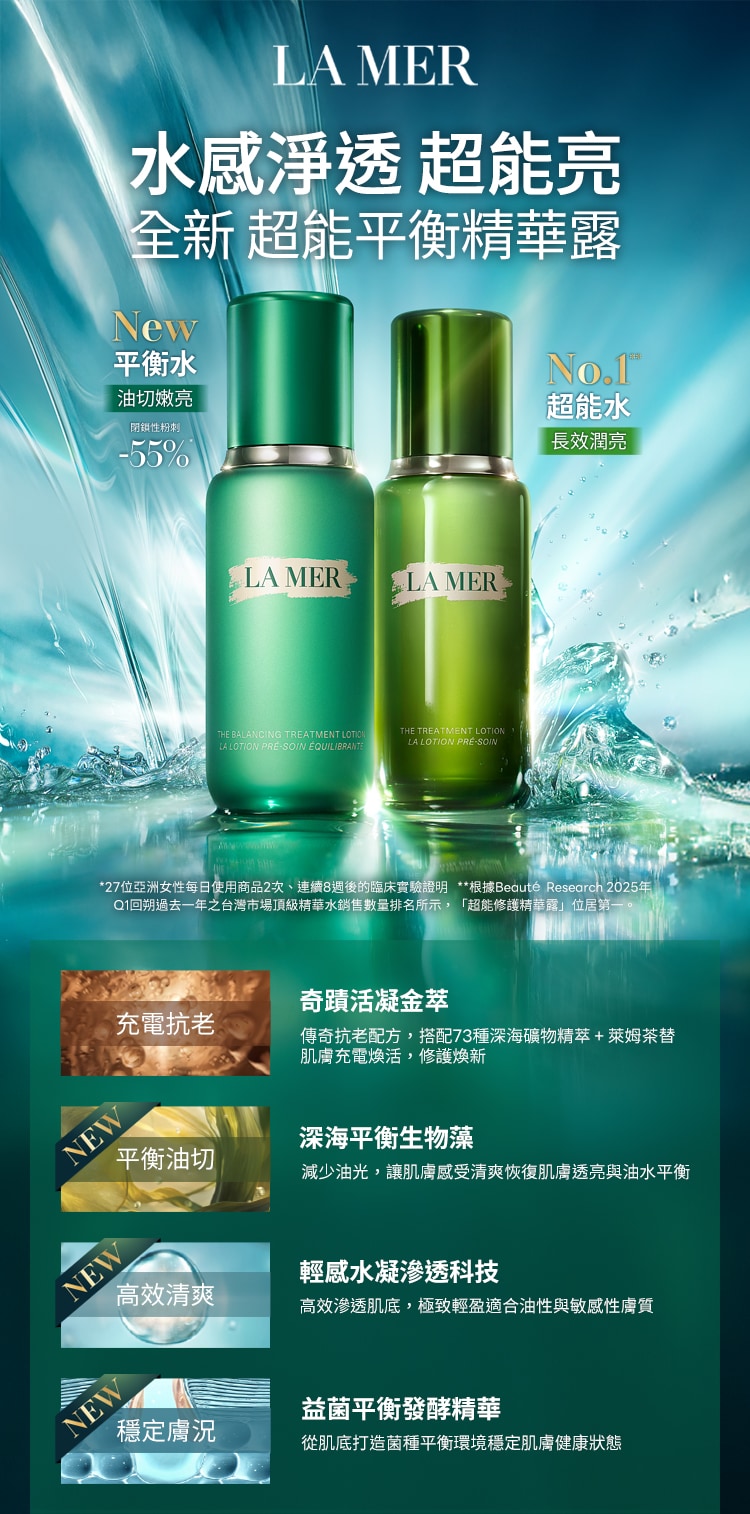 海洋拉娜超能平衡精華露 全新上市
