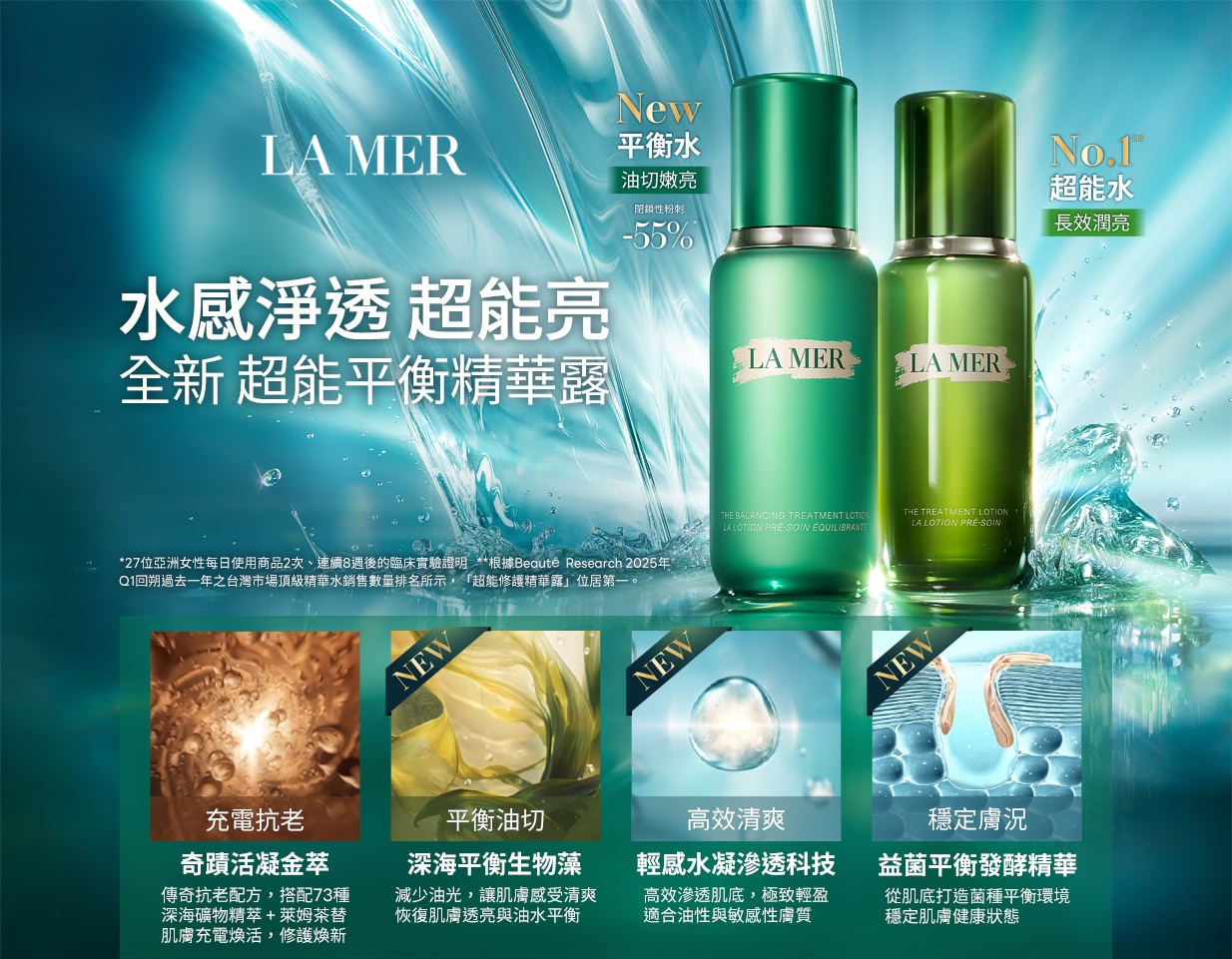 海洋拉娜超能平衡精華露 全新上市