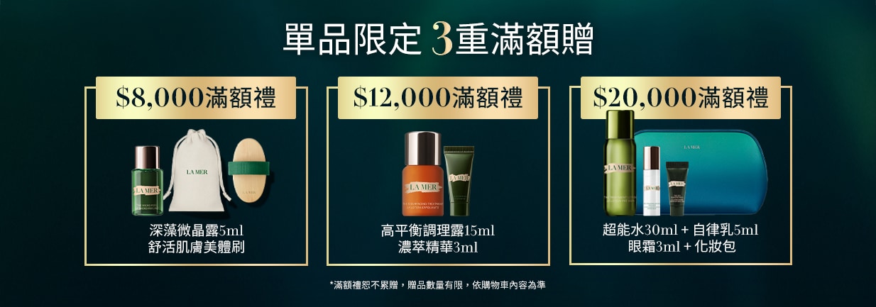 單品三重滿額贈
