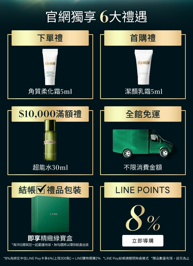 勾選禮品即享綠寶盒精緻包裝