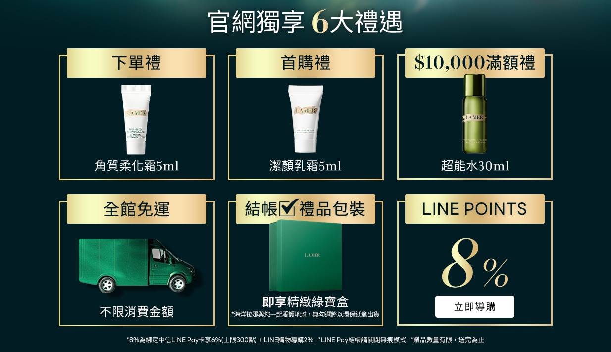 勾選禮品即享綠寶盒精緻包裝